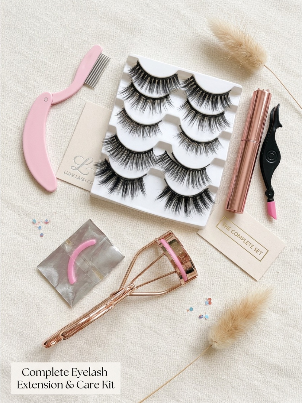 Magnetic Eyelash Kit 5 Pairs Lashes Liquid Magnetic Eyeliner & Accessories NWOB
